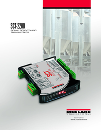 Thumbnail of document Data Sheet - SCT-2200 Signal Conditioning Transmitter